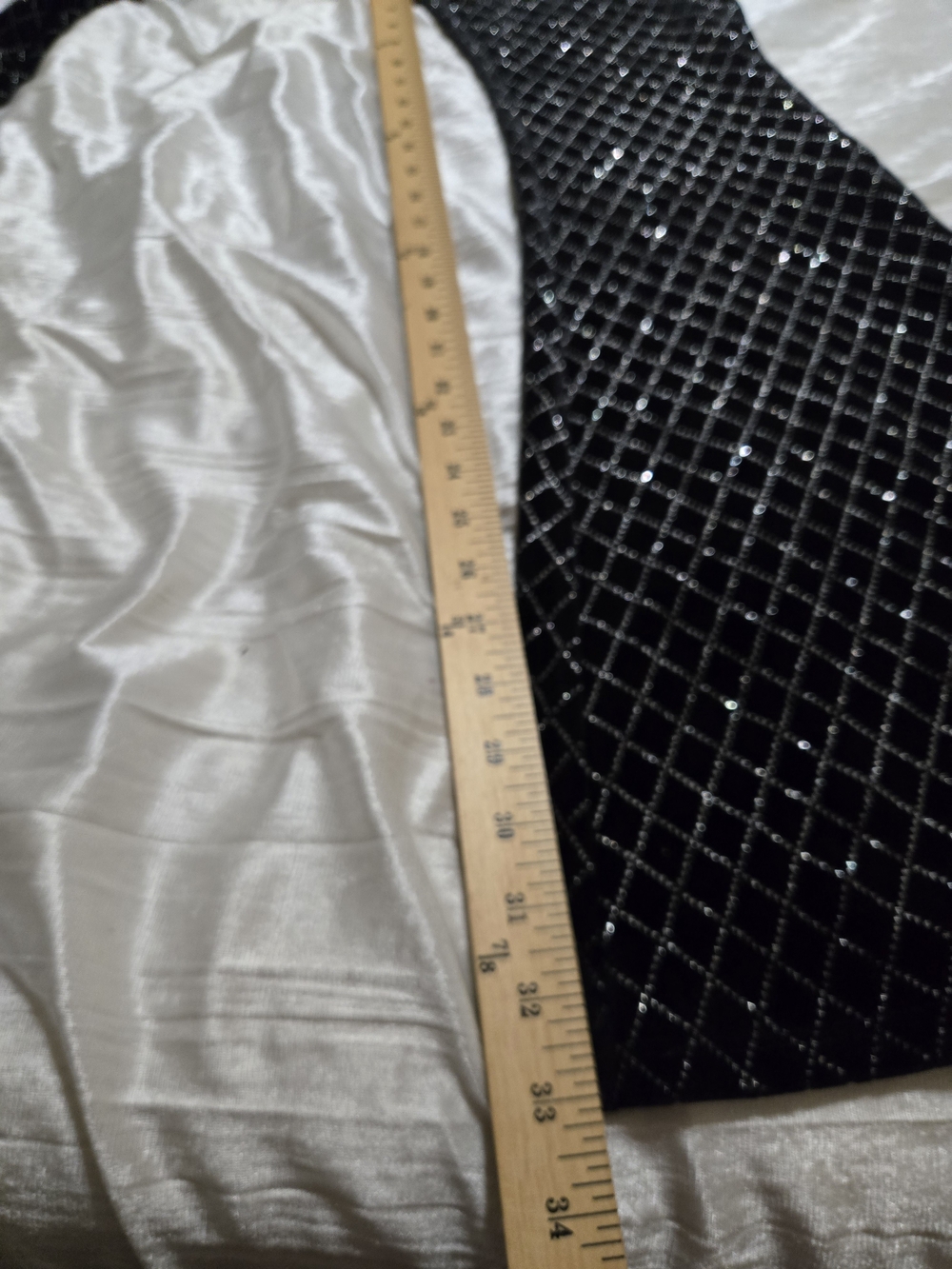 Bear Dance Black Velvet Pants with Silver Diamond Accent Size L EUC. - Picture 10 of 11